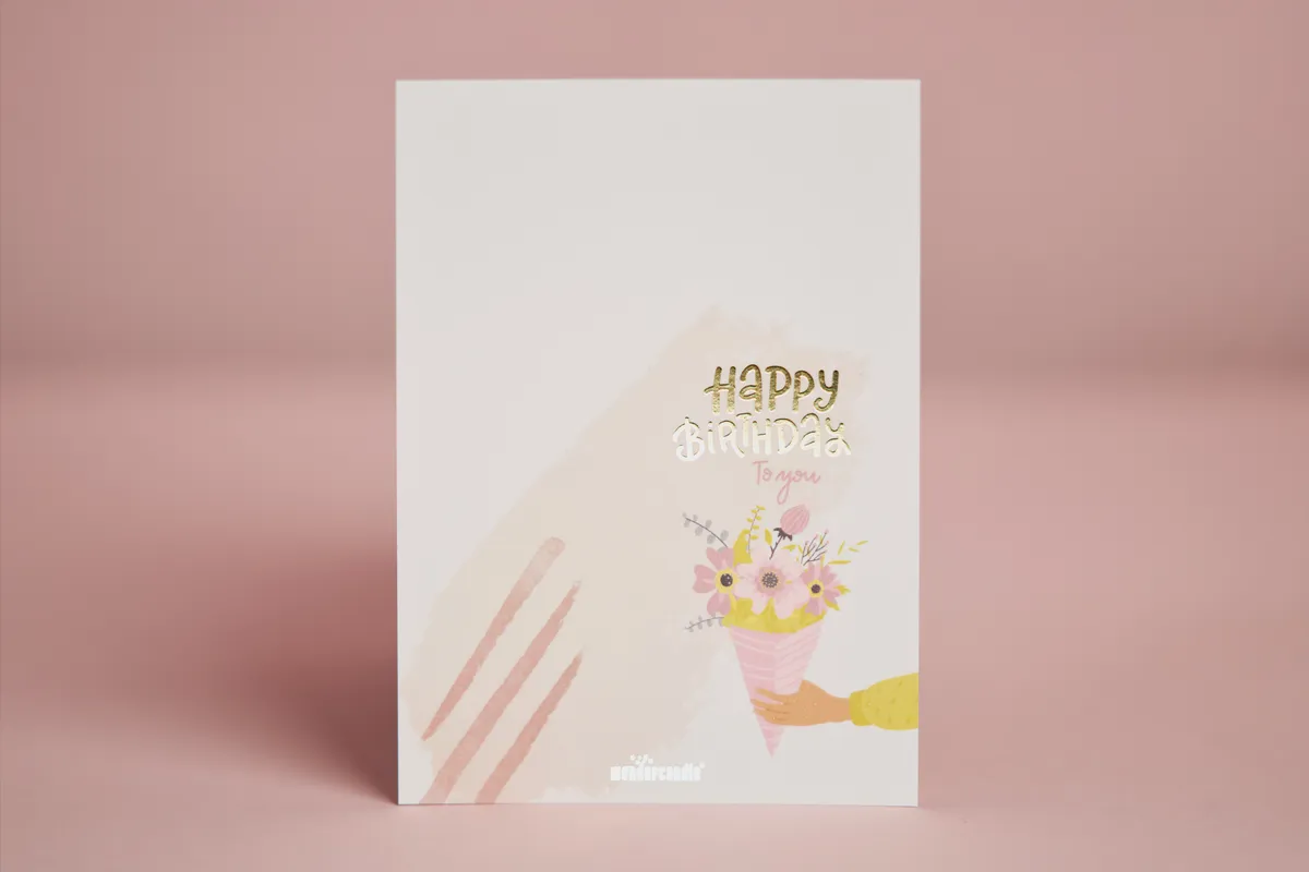 Alles Gute! Grußkarten im Zusammendruck mit Heißfolie – Ansicht 6