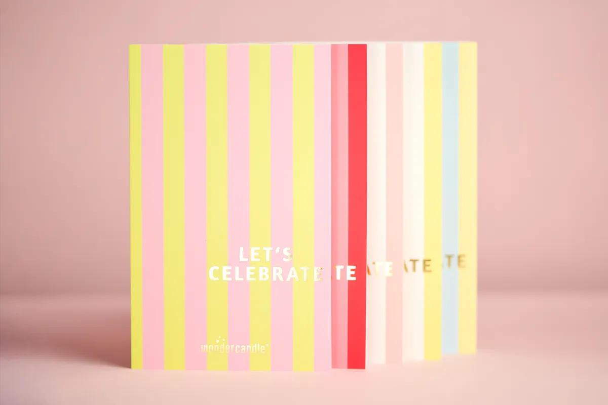 Let’s celebrate! Klappkarten in Sammelproduktion – Ansicht 2