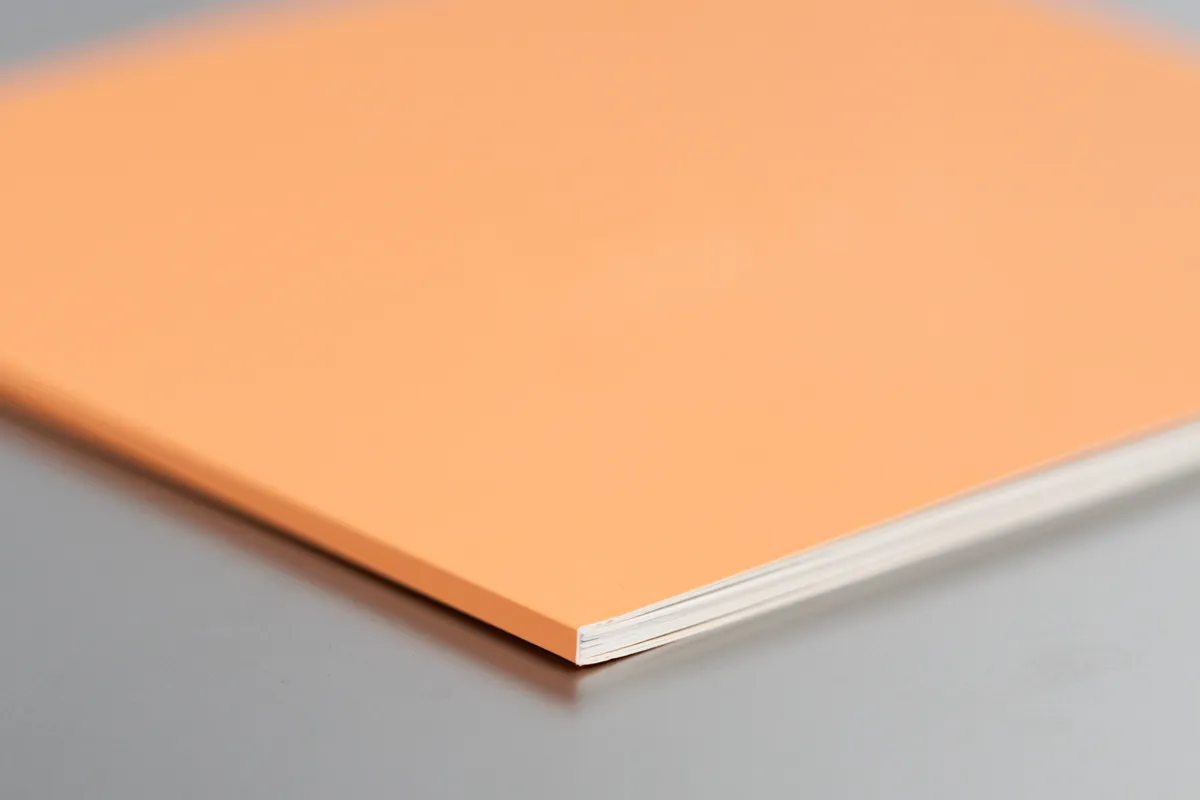 Pantone perfekt simuliert: Broschüre mit Hochprägung – Ansicht 3